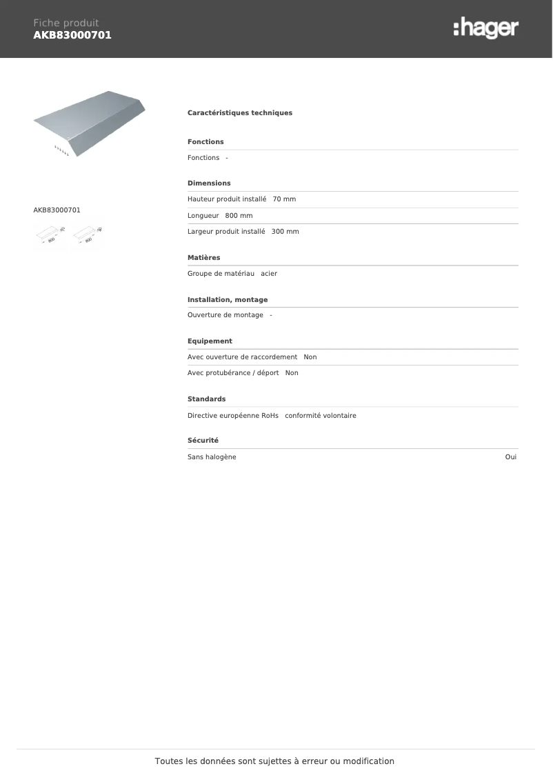 Image de la première page du manuel de l'appareil AKB83000701