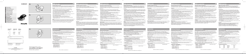 Page n°1 - Manuel utilisateur Philips Multilife SCB3021