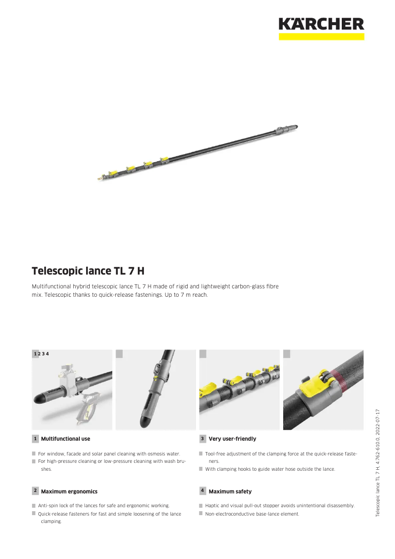 Image de la première page du manuel de l'appareil TL 7 H