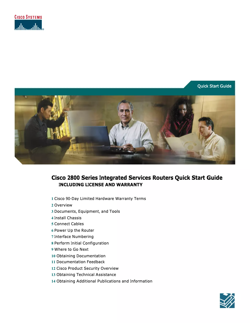 Imagen de la primera página del manual del dispositivo 2801