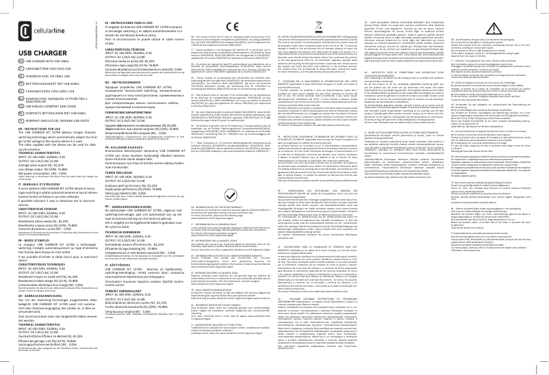 Image de la première page du manuel de l'appareil USB Charger Kit 2A