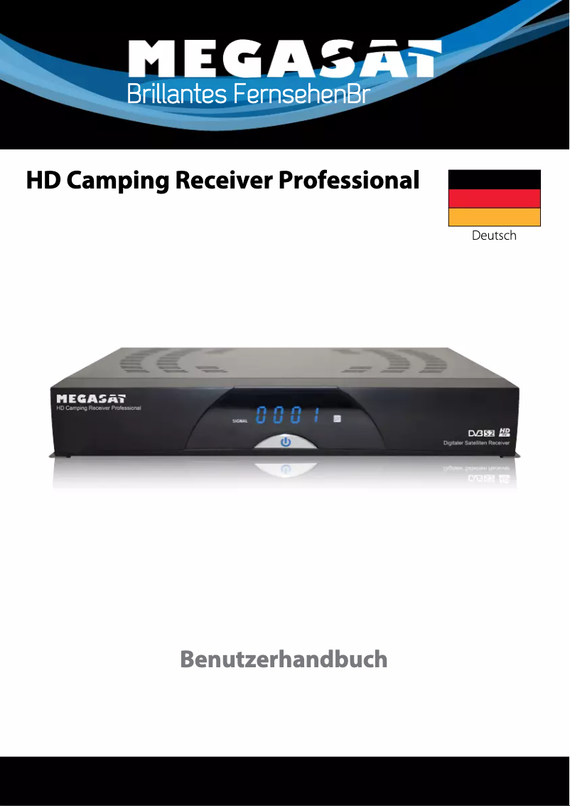 Page 1 de la notice Manuel utilisateur Megasat HD Camping Receiver Professional