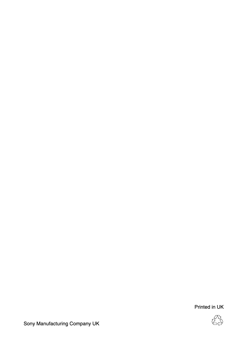 Page 1 de la notice Manuel utilisateur Sony KV-28DX30U