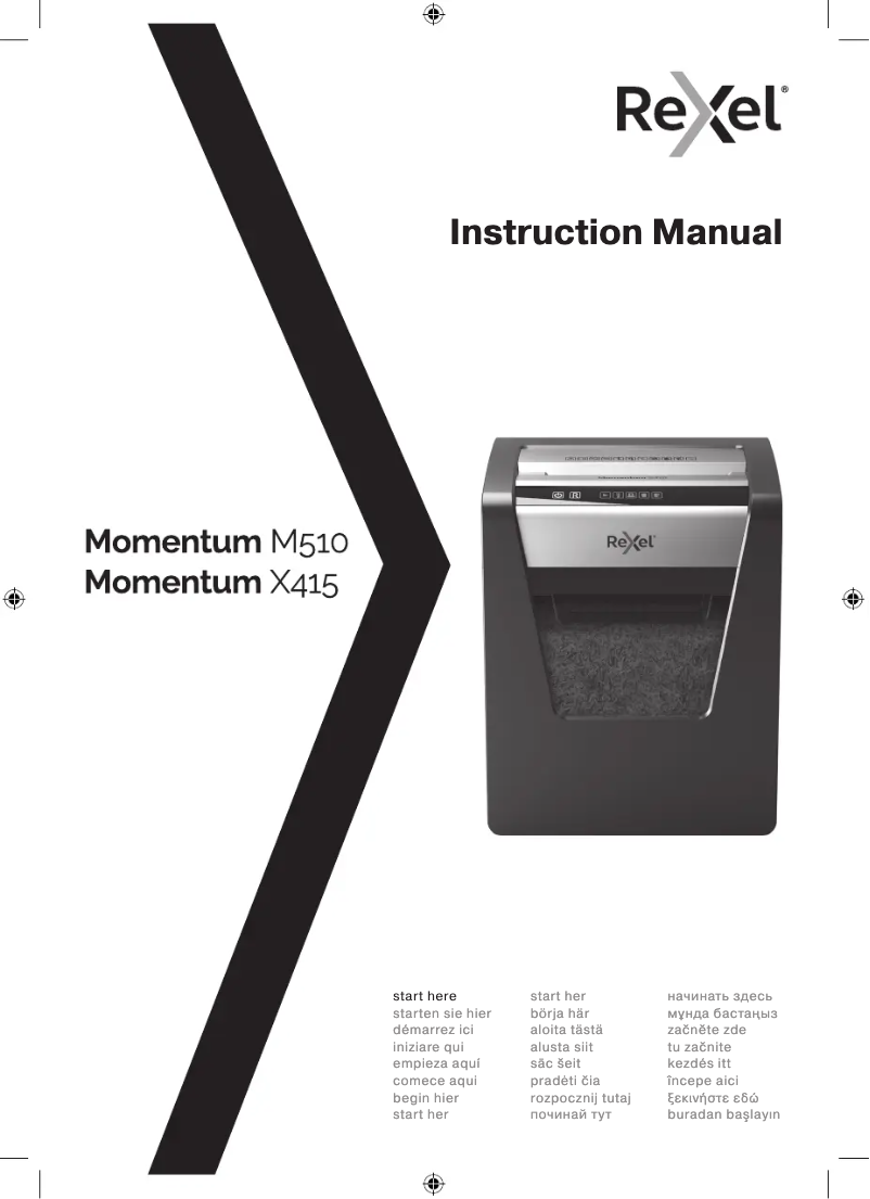 Imagen de la primera página del manual del dispositivo Momentum M510
