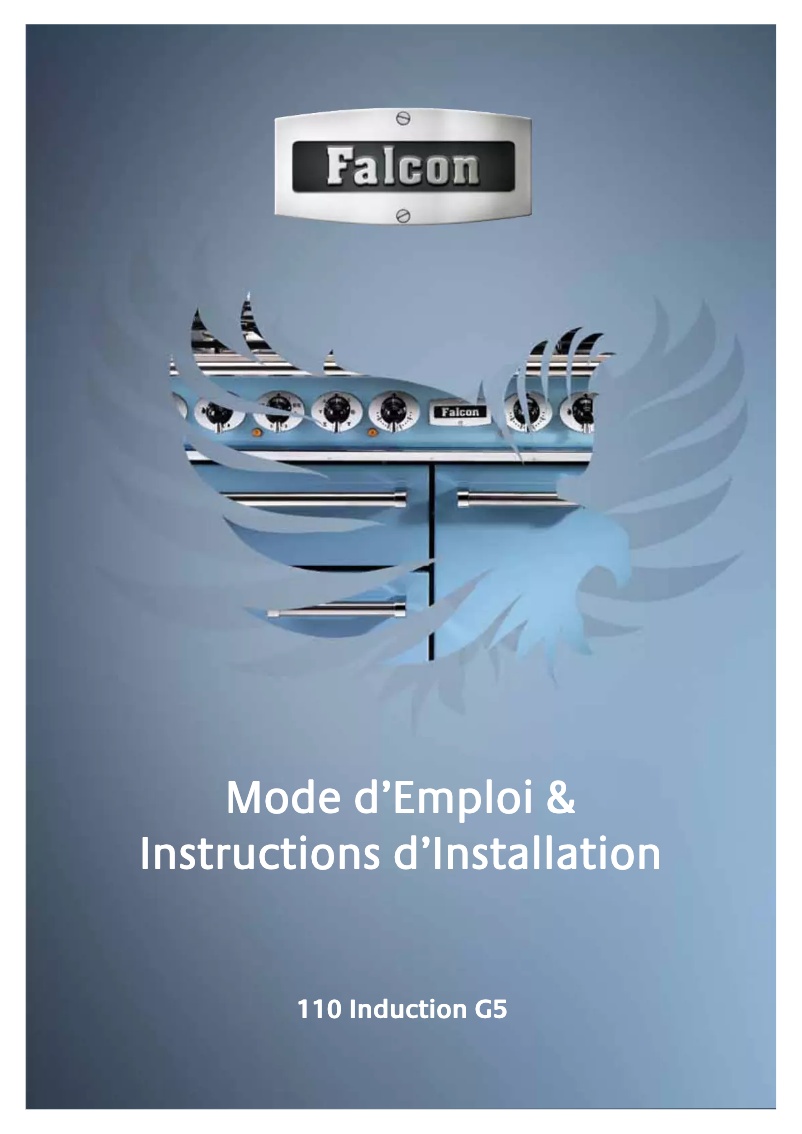 Page 1 of the manual User Manual Falcon 110 Induction G5