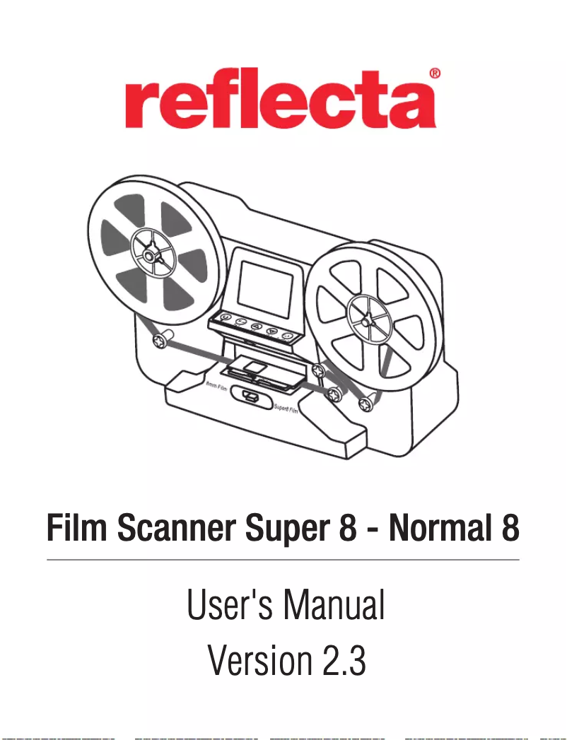 Page 1 de la notice Manuel utilisateur Reflecta Super 8 Normal 8