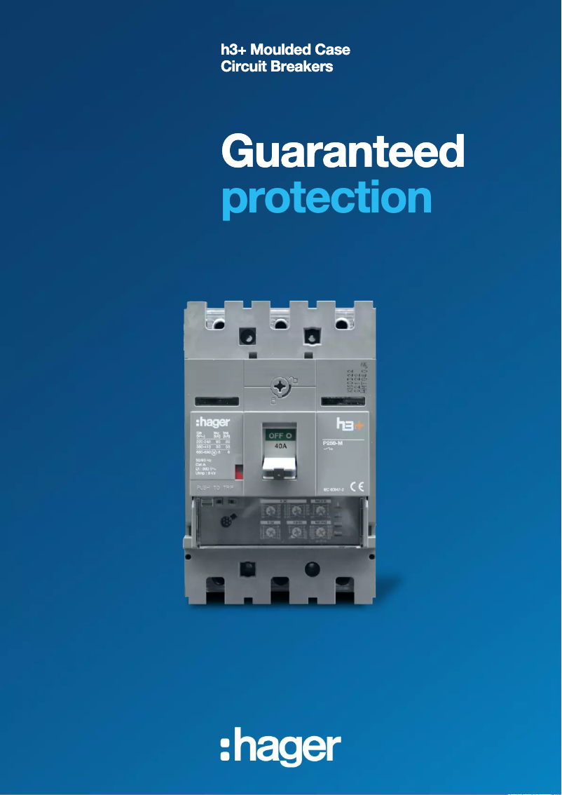 Página 1 del manual Folleto Hager HND401H