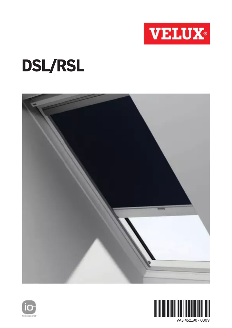 Page n°1 - Manuel utilisateur Velux RSL