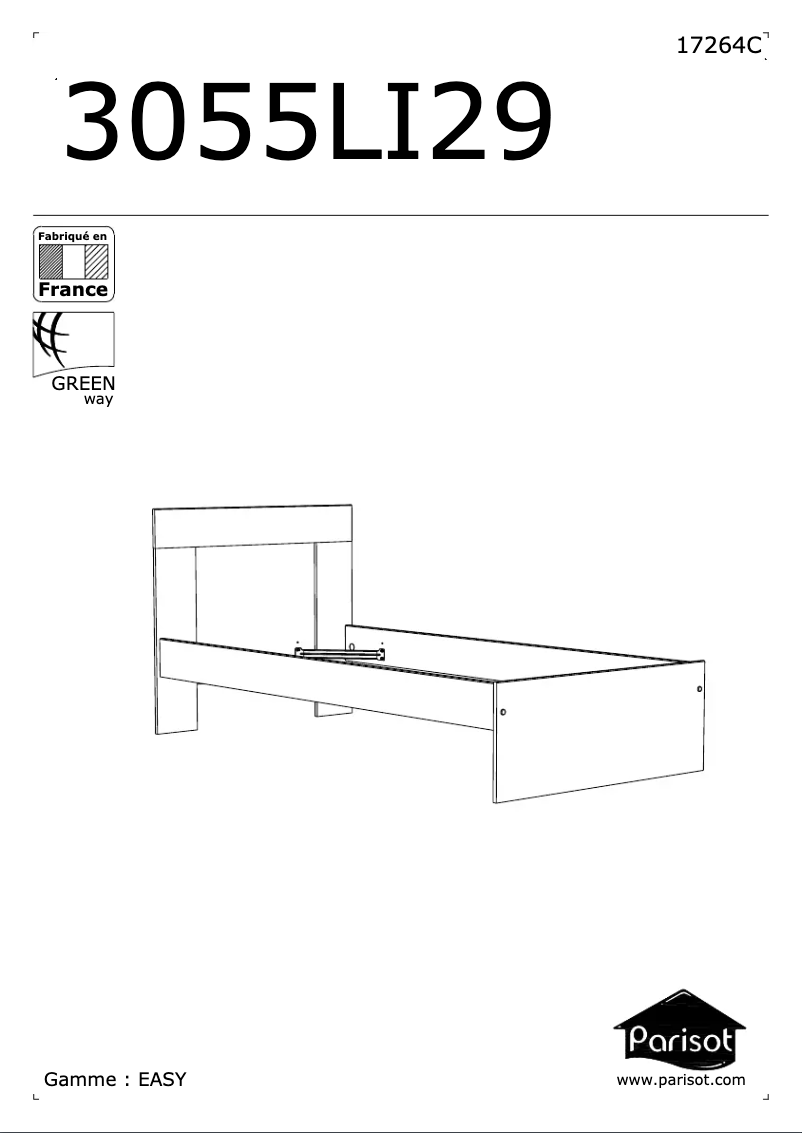Image de la première page du manuel de l'appareil Easy 3055LI29