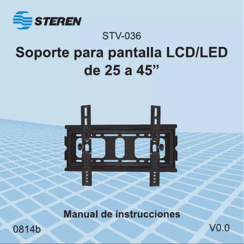 Page 1 de la notice Manuel utilisateur Steren STV-036