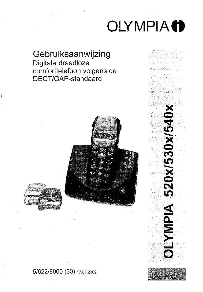 Imagen de la primera página del manual del dispositivo 5401