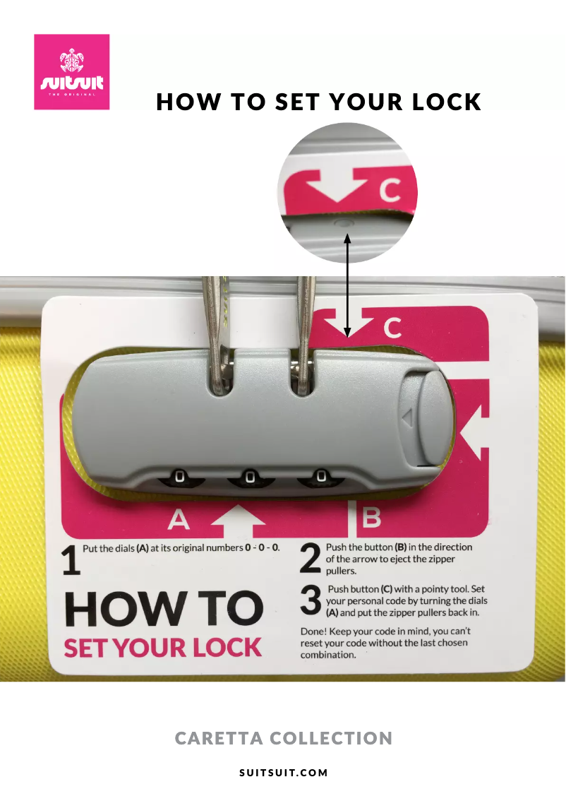 Page 1 de la notice Manuel utilisateur SUITSUIT Caretta