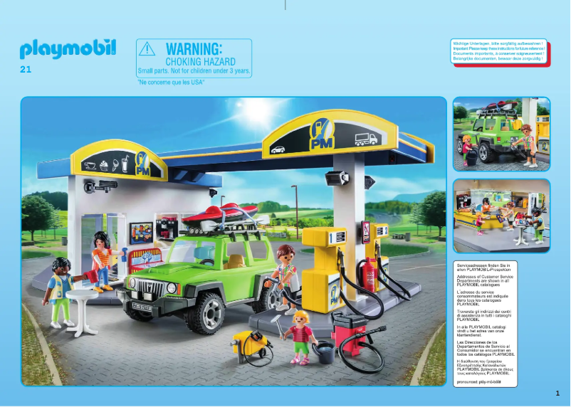 Page n°1 - Manuel utilisateur Playmobil 70201