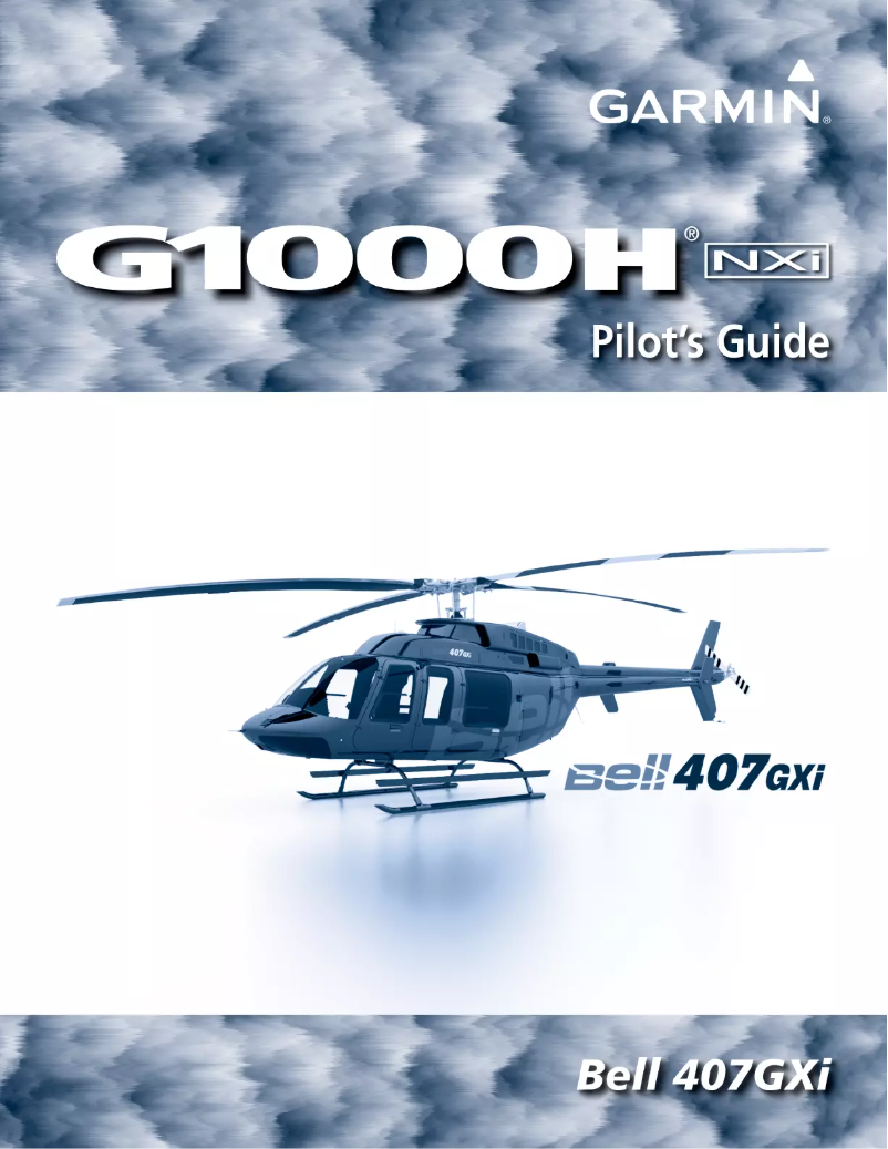 Page n°1 - Manuel utilisateur Garmin G1000H NXI