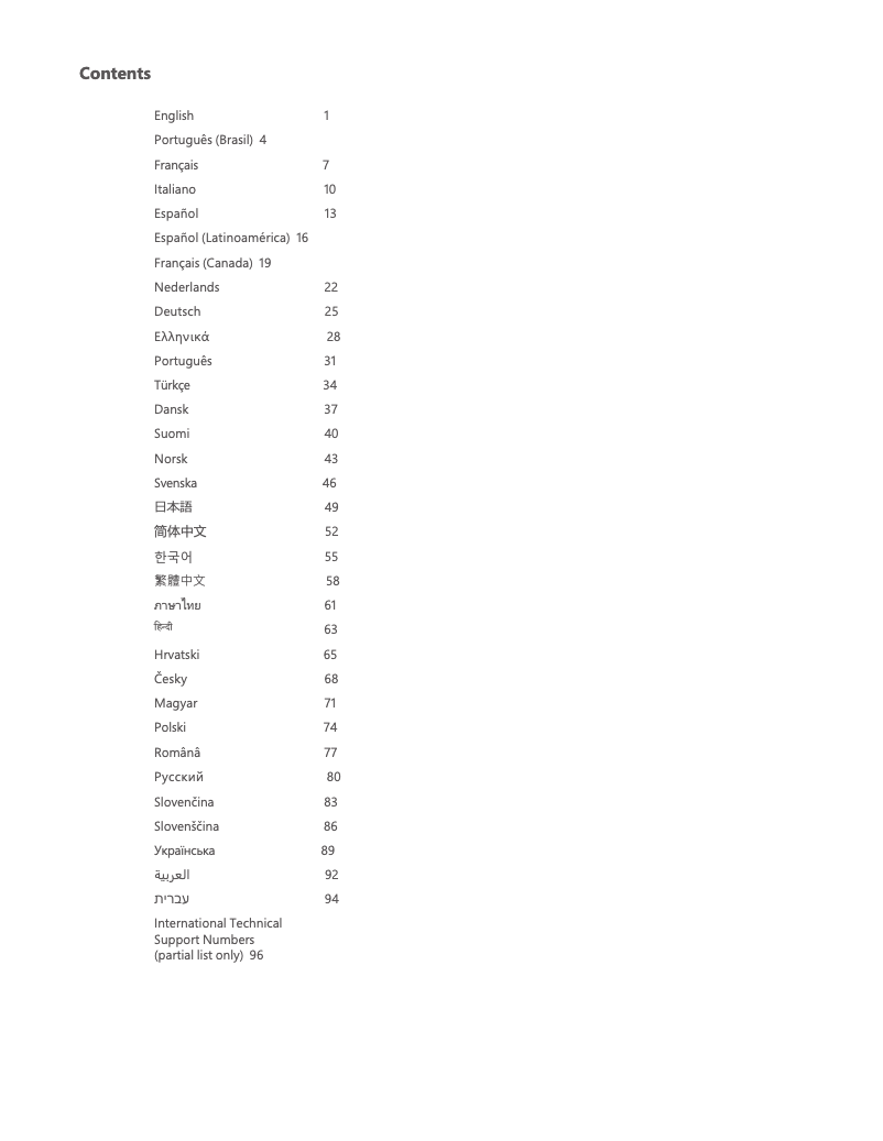 Page n°1 - Manuel utilisateur Microsoft PN9-00006
