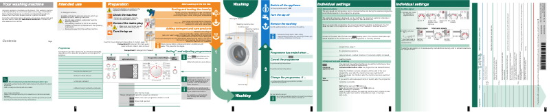 Page 1 de la notice Manuel utilisateur Bosch WAS28491SN
