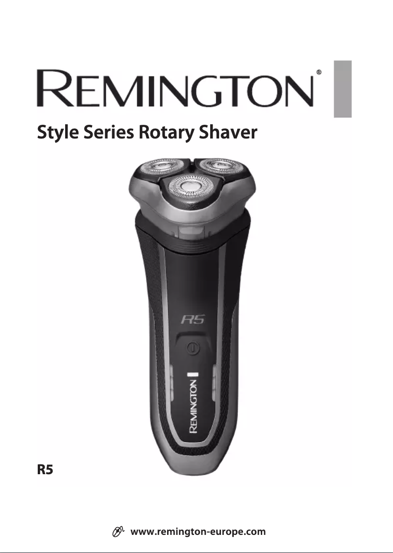 Page n°1 - Manuel utilisateur Remington R5 R5000