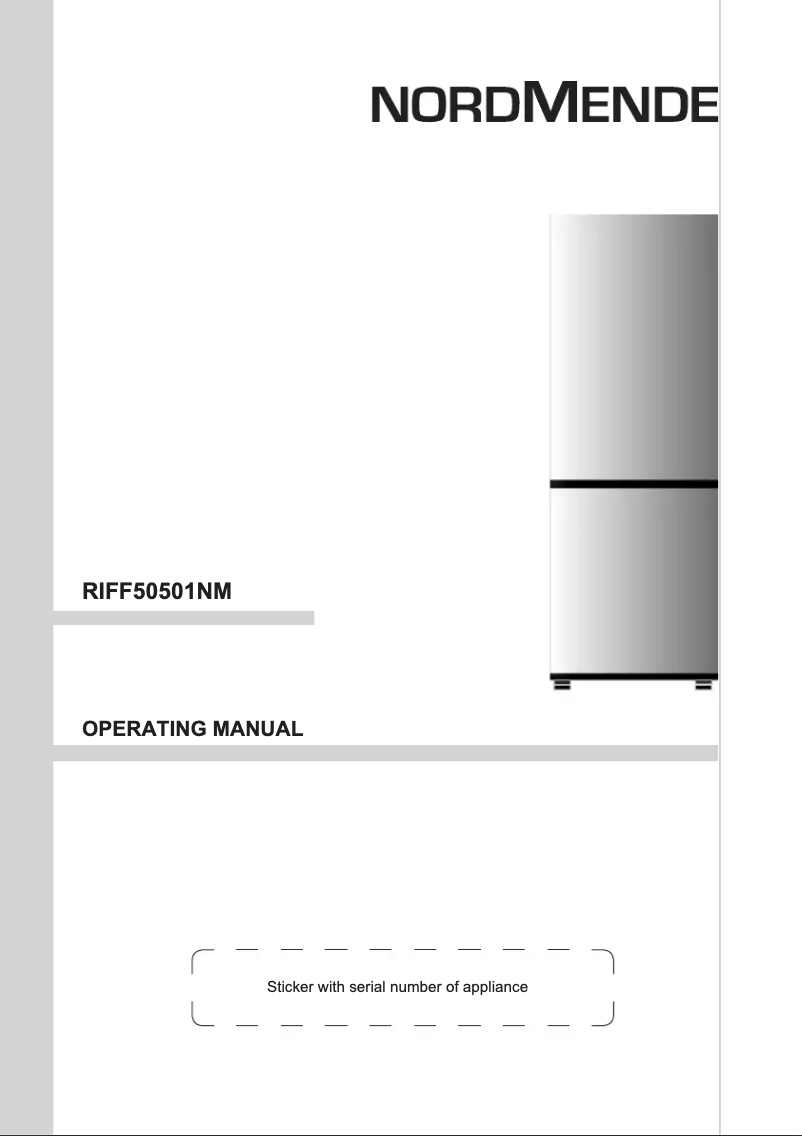 Image de la première page du manuel de l'appareil RIFF50501NMA