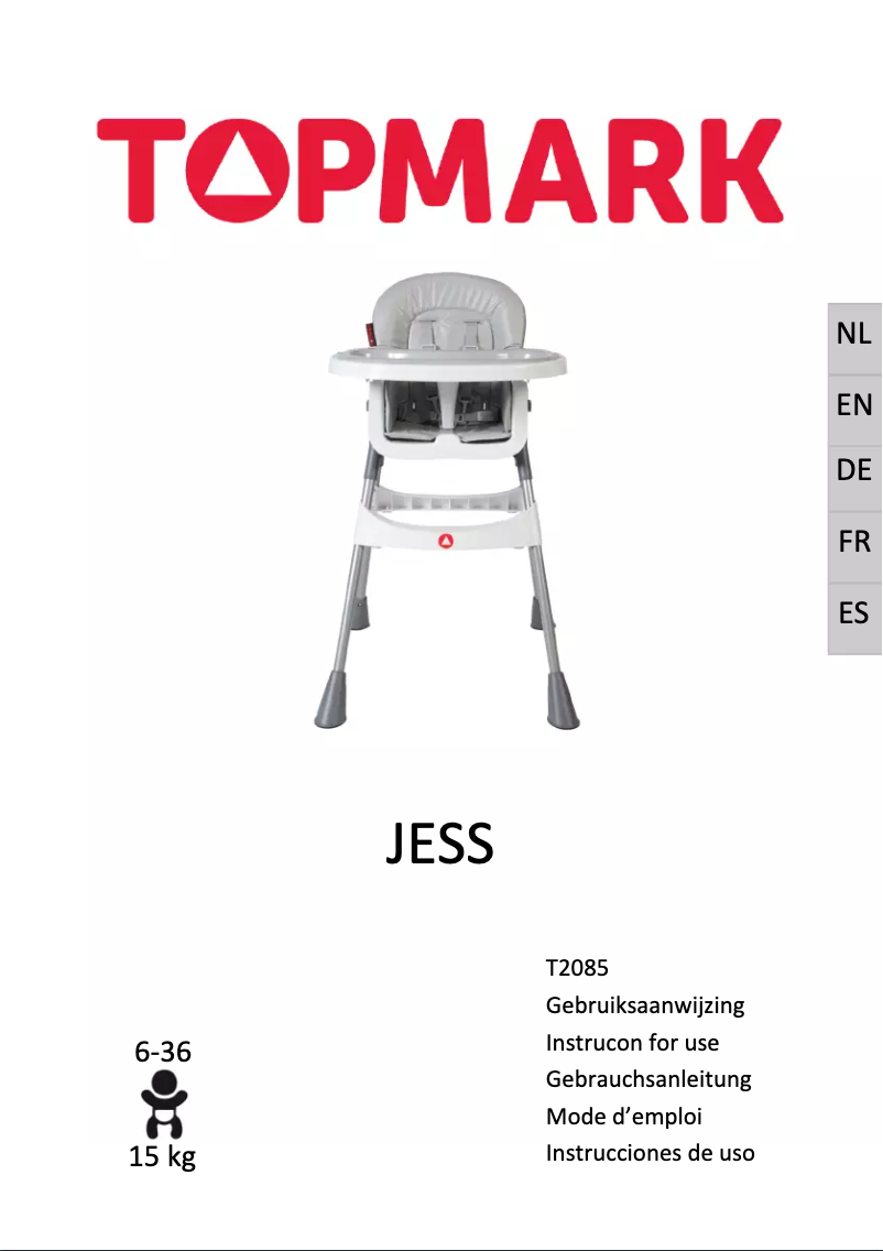 Page 1 de la notice Manuel utilisateur Topmark Jess T2085