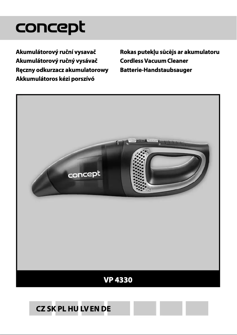 Page 1 de la notice Manuel utilisateur Concept VP-4330