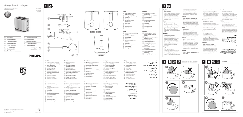 Page 1 de la notice Manuel utilisateur Philips Daily Collection HD2595