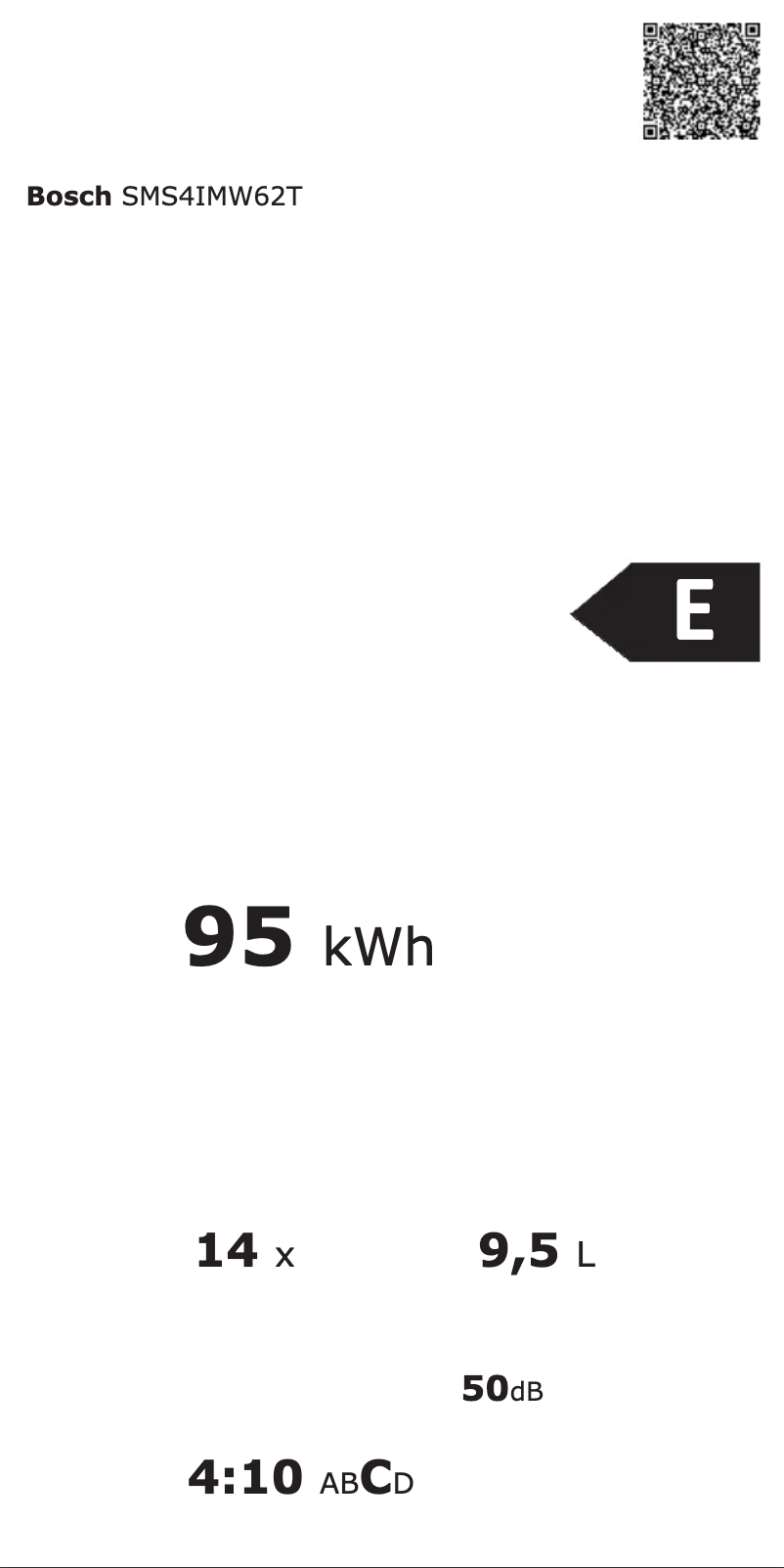 Image de la première page du manuel de l'appareil SMS4IMW62T