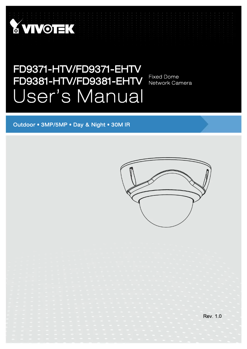 Image de la première page du manuel de l'appareil FD9371-EHTV