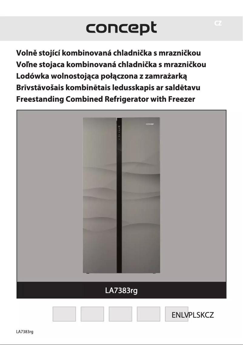 Image de la première page du manuel de l'appareil LA7383RG