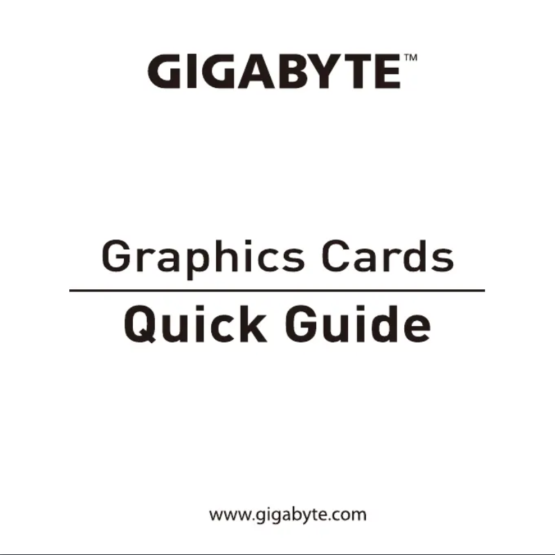 Página 1 del manual Manual de usuario Gigabyte GeForce RTX 4090 Gaming 24G
