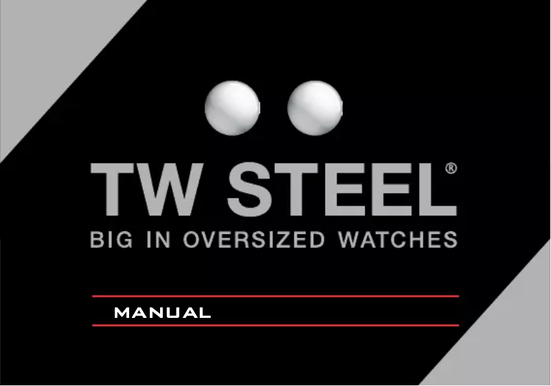 Page n°1 - Manuel utilisateur TW Steel TW95 Grandeur Diver