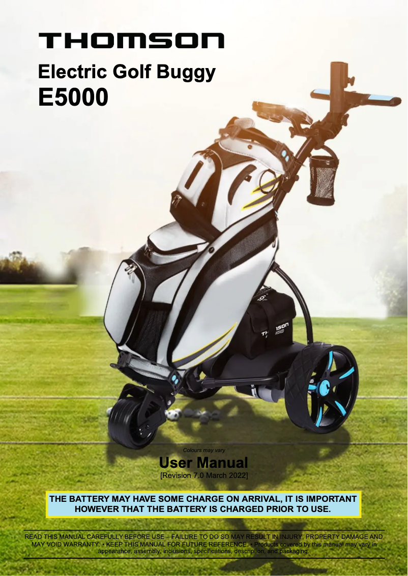 Página 1 del manual Manual de usuario Thomson E5000