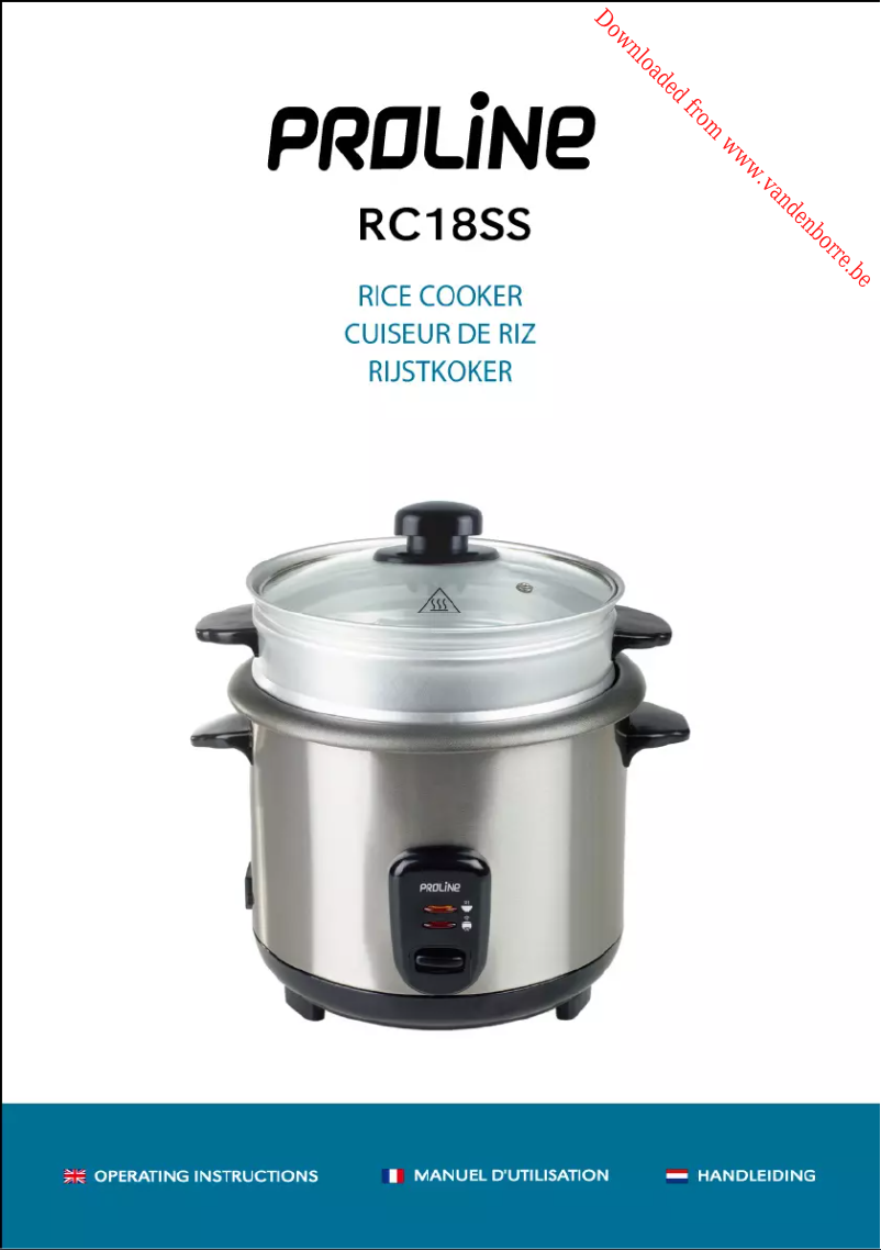 Page n°1 - Manuel utilisateur Proline RC18SS