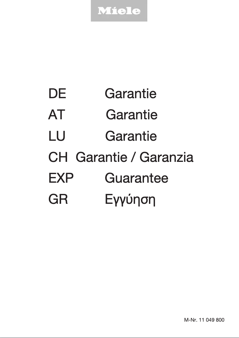 Page 1 de la notice Manuel utilisateur Miele H 2265-1 EP ACTIVE