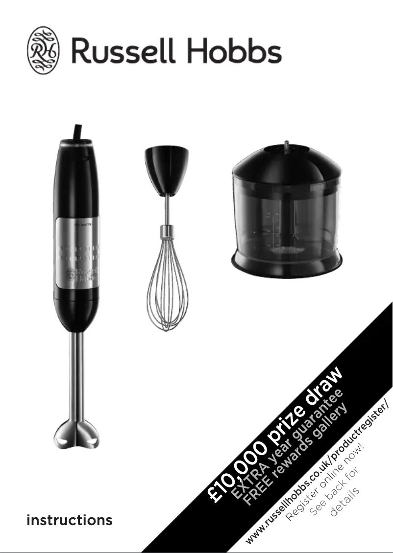 Page n°1 - Manuel utilisateur Russell Hobbs 20220-56