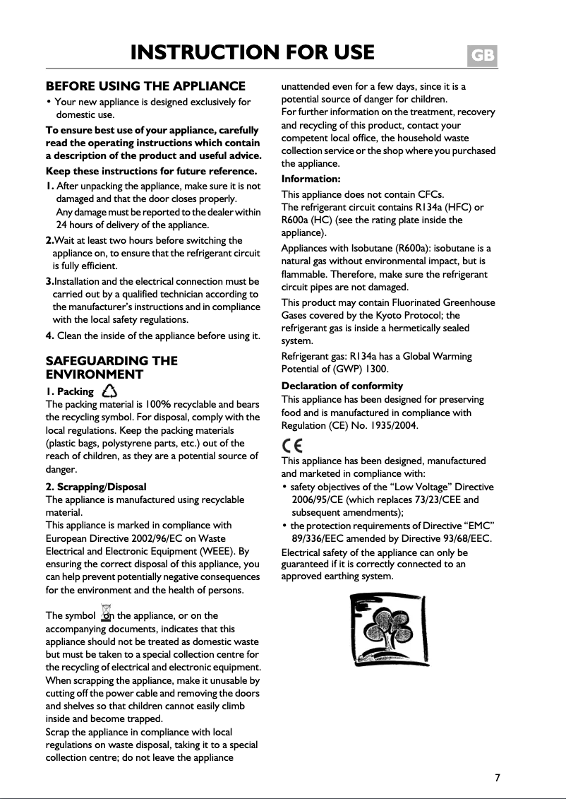 Image de la première page du manuel de l'appareil ARC 5663 W