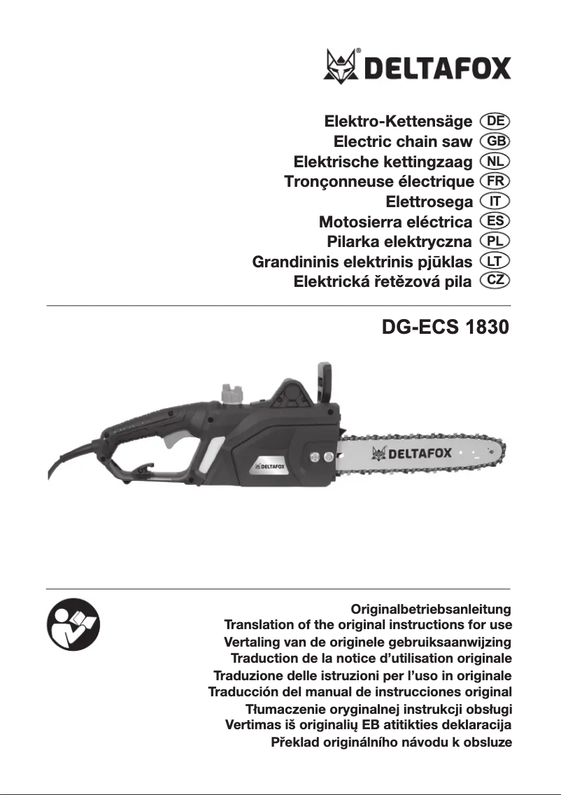 Page 1 de la notice Manuel utilisateur Deltafox DG-ECS 1830