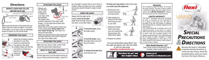 Image de la première page du manuel de l'appareil Vario S 8m