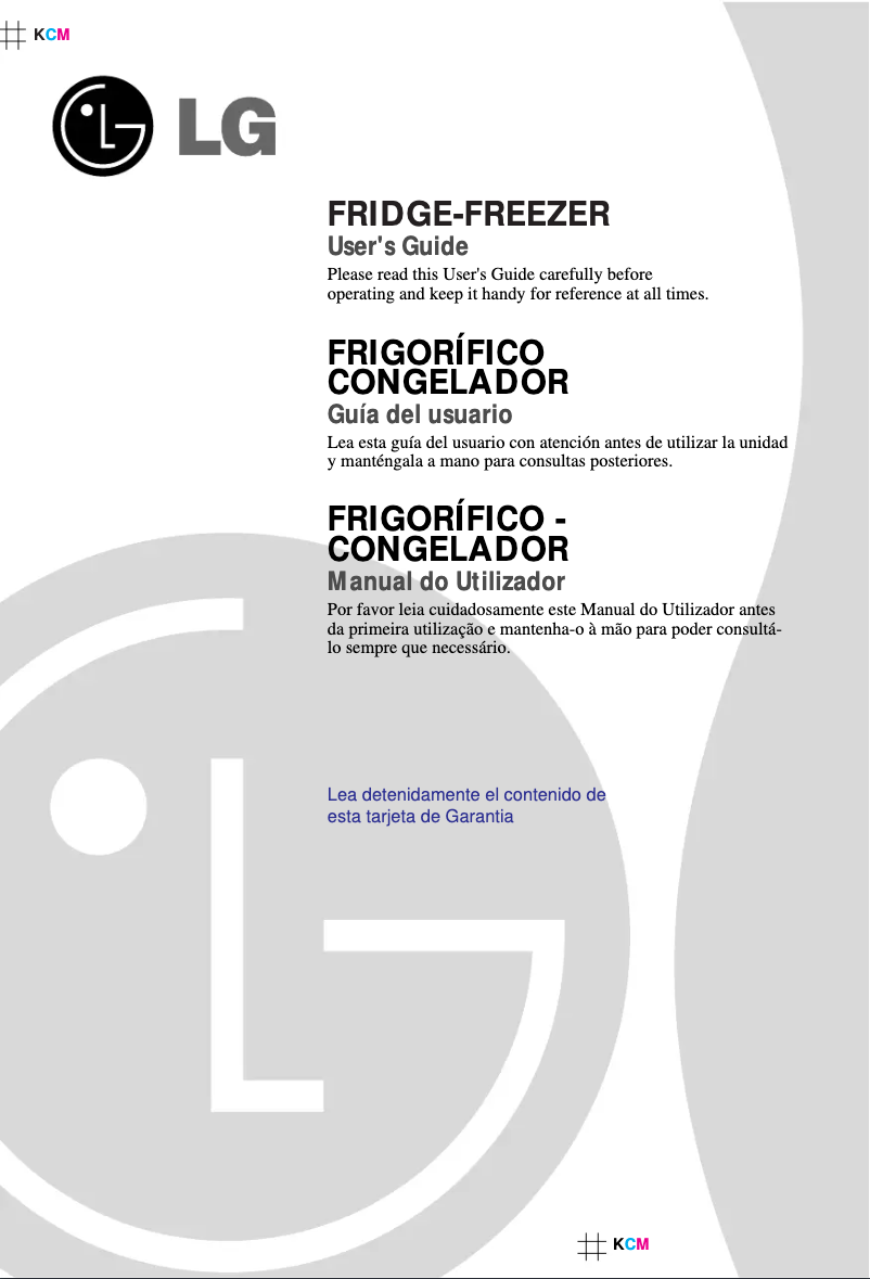 Image de la première page du manuel de l'appareil GR-379GTCA