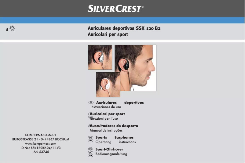 Image de la première page du manuel de l'appareil SSK 120 B2