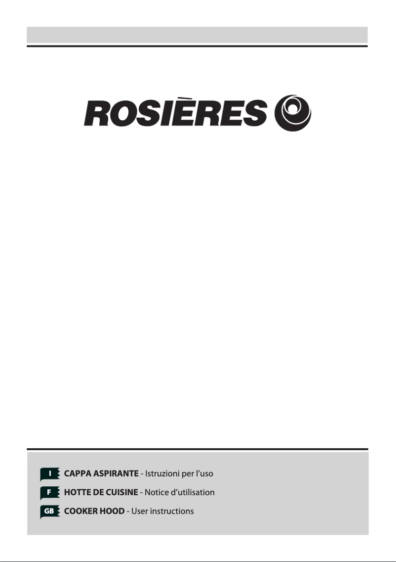 Page n°1 - Mode d'emploi Rosieres RHT 6800 IN