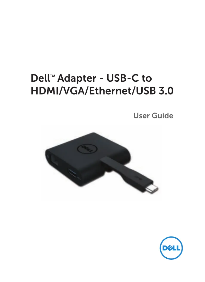 Page 1 de la notice Manuel utilisateur Dell DA200