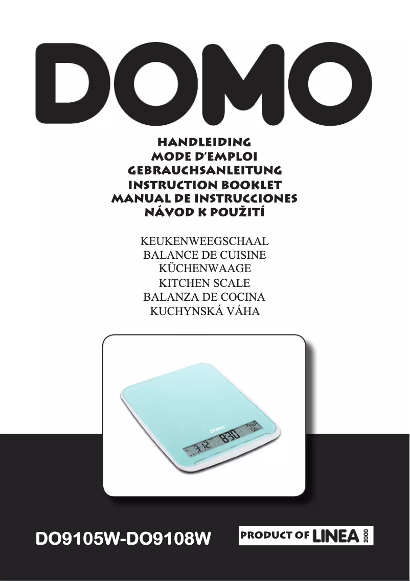 Page 1 de la notice Manuel utilisateur Domo DO9106W