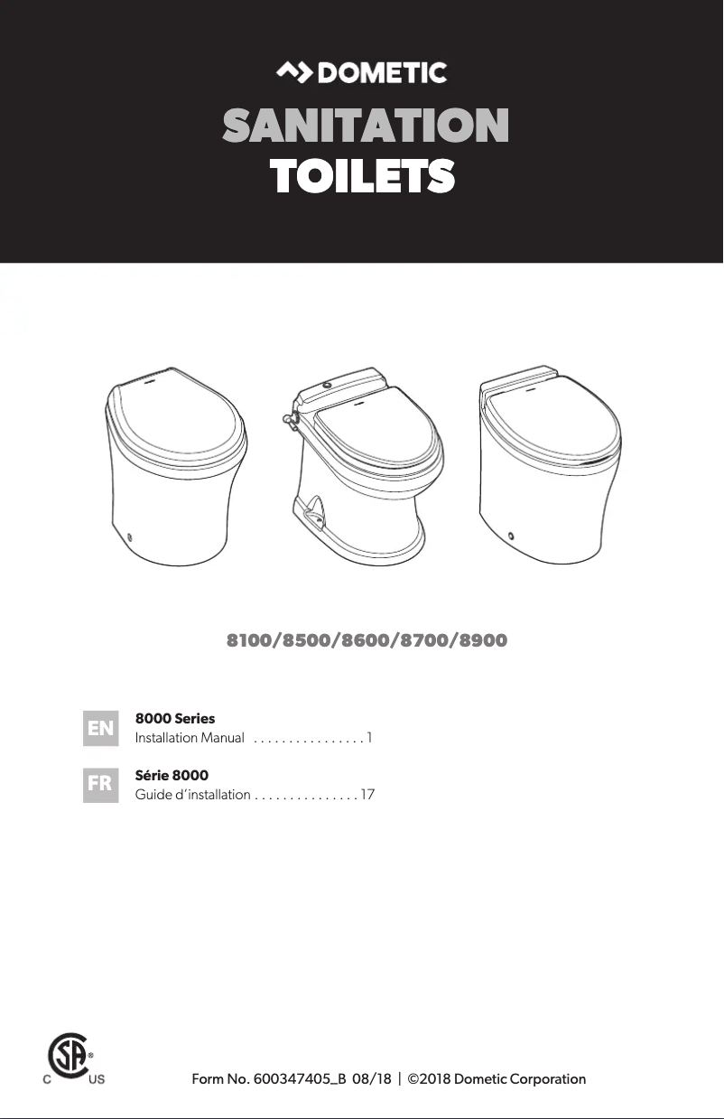 Imagen de la primera página del manual del dispositivo MasterFlush 8743