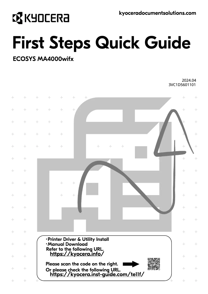 Page 1 de la notice Manuel utilisateur Kyocera ECOSYS MA4000wifx