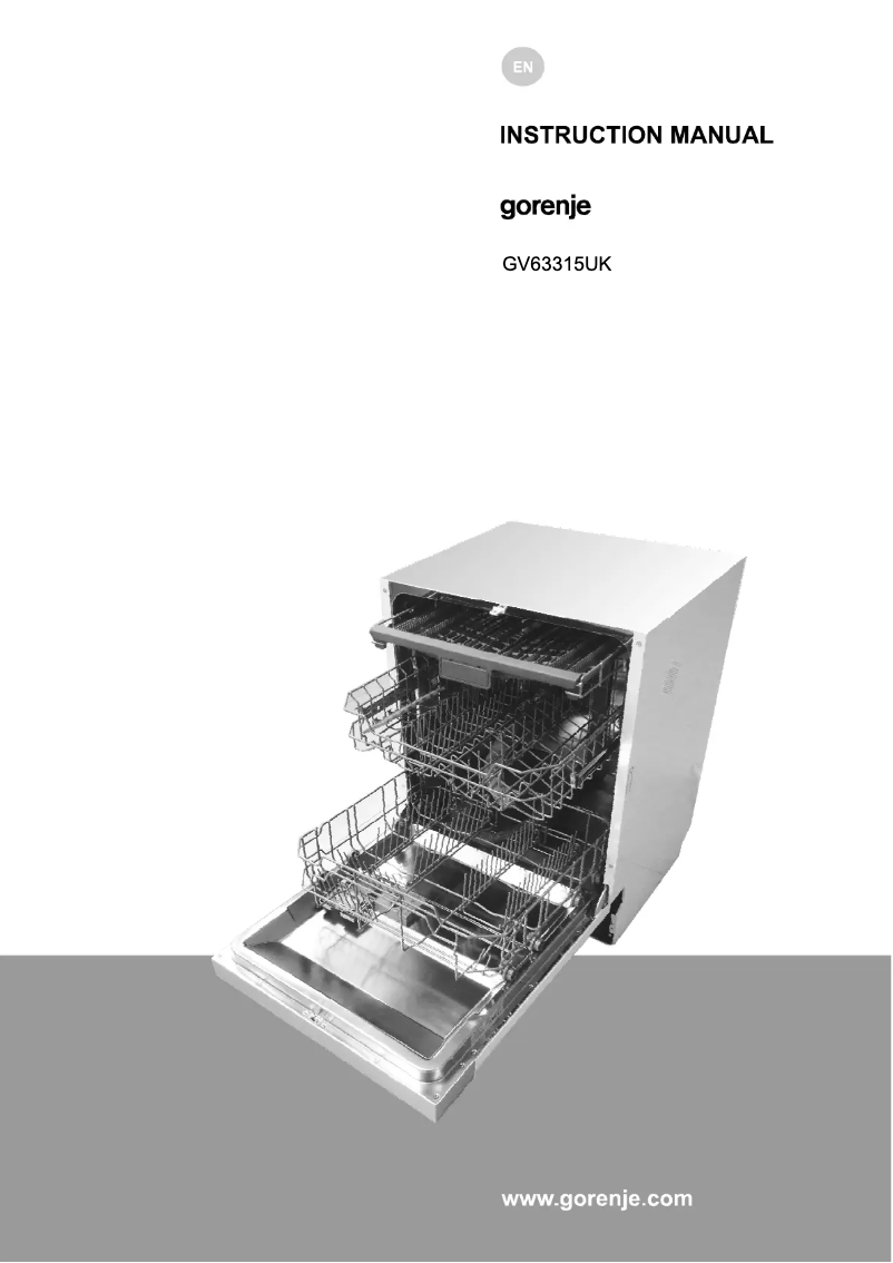 Page n°1 - Manuel utilisateur Gorenje GV63315