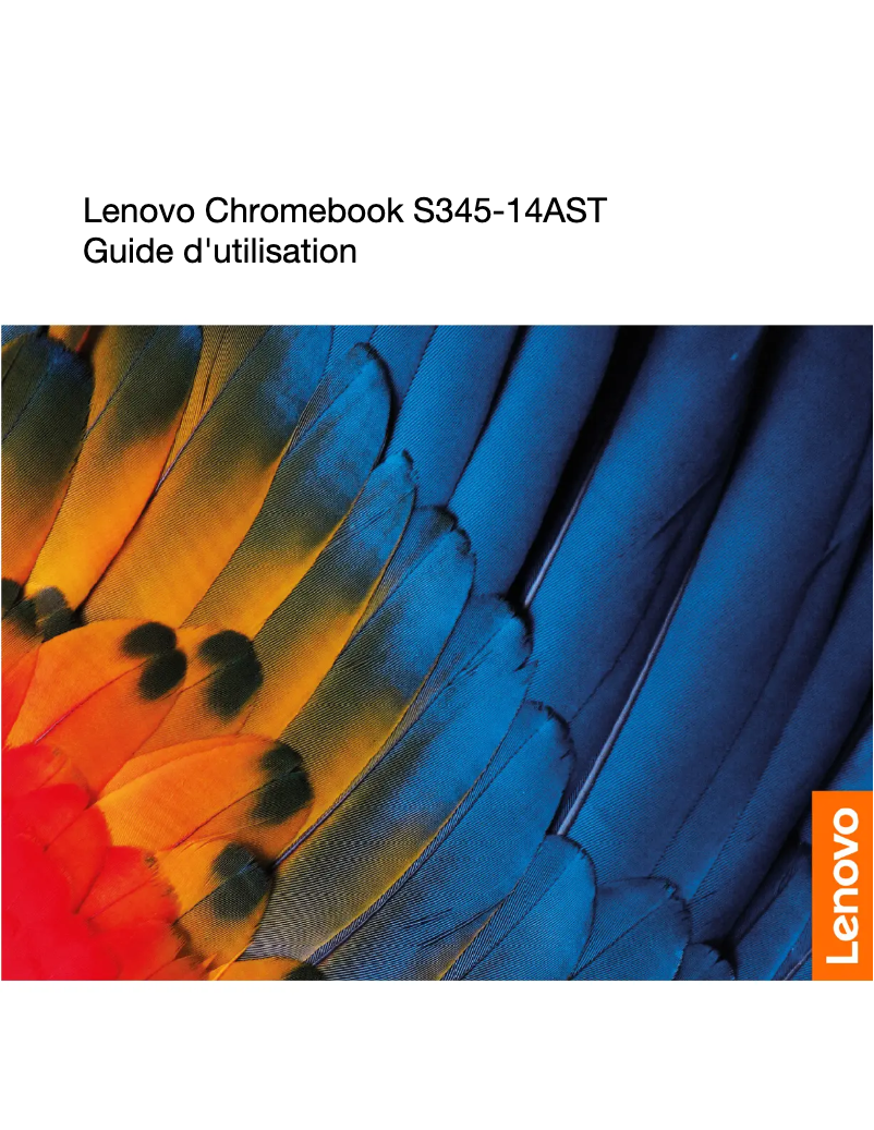 Página 1 del manual Manual de usuario Lenovo Chromebook S345-14AST