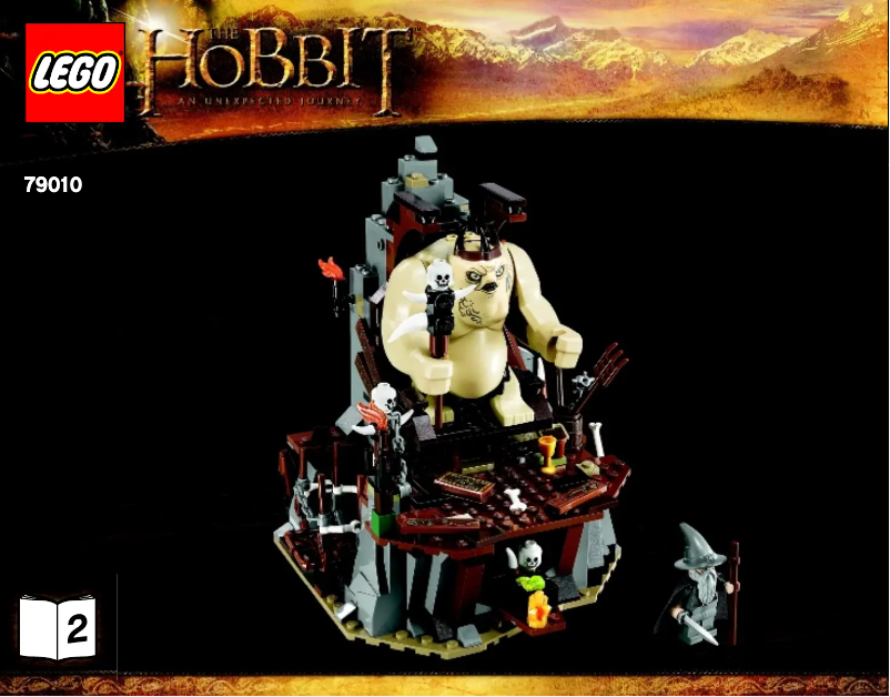 Page 1 de la notice Manuel utilisateur Lego The Goblin King Battle