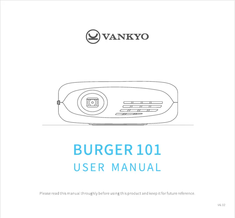Image de la première page du manuel de l'appareil Burger 101