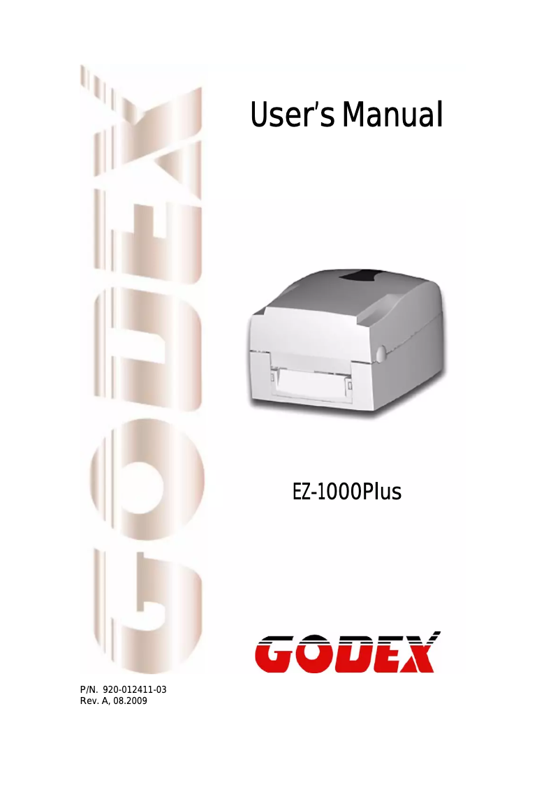 Image de la première page du manuel de l'appareil EZ-1100 plus