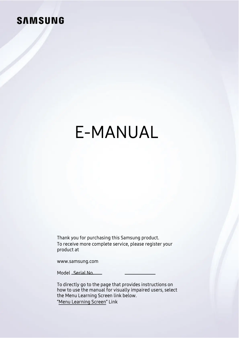 Image de la première page du manuel de l'appareil UA32T4010AR